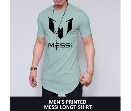 Mens Printed Messi Long T-shirt